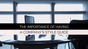 The Importance Of Having A Style Guide