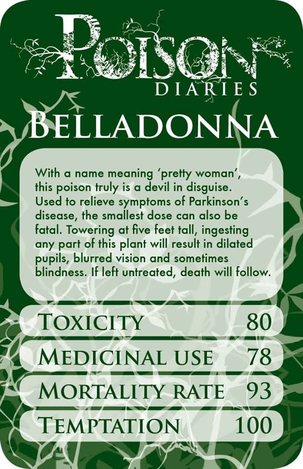 Belladonna - 10 Deadly Poisons - A Crime Writer's Resource Belladonna - 10 Deadly Poisons - A Crime Writer's Resource