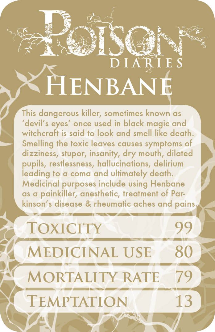 Henbane - 10 Deadly Poisons - A Crime Writer's Resource Henbane - 10 Deadly Poisons - A Crime Writer's Resource