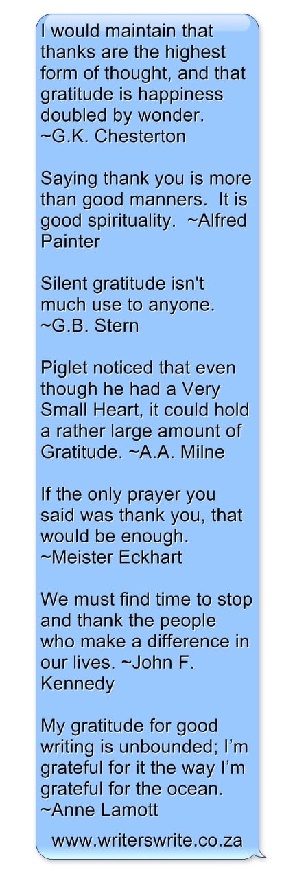 7 'Thank You' Quotes
