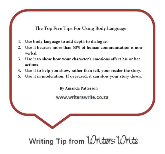 The Top Five Tips For Using Body Language In Your Writing The Top Five Tips For Using Body Language In Your Writing