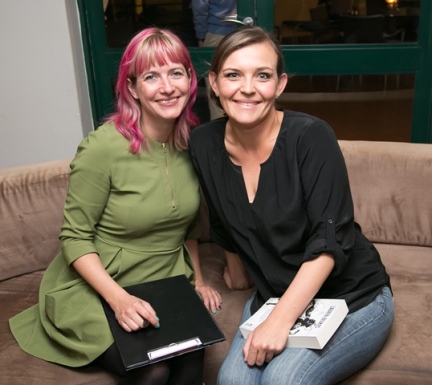 Lauren Beukes and Mia Botha Lauren Beukes and Mia Botha