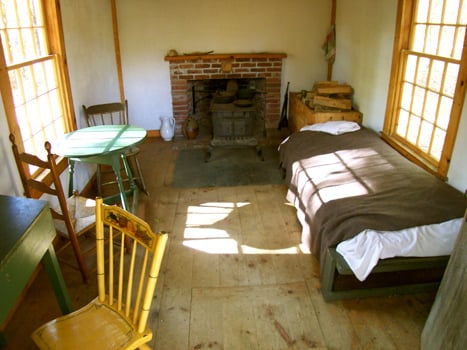 Henry David Thoreau - where writers sleep