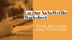 Brainstormer Worksheet To Plan Your Novel