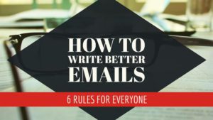 rules on how to write better emails