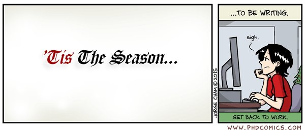 'Tis The Season For Writers