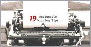 Actionable writing tips for business writers