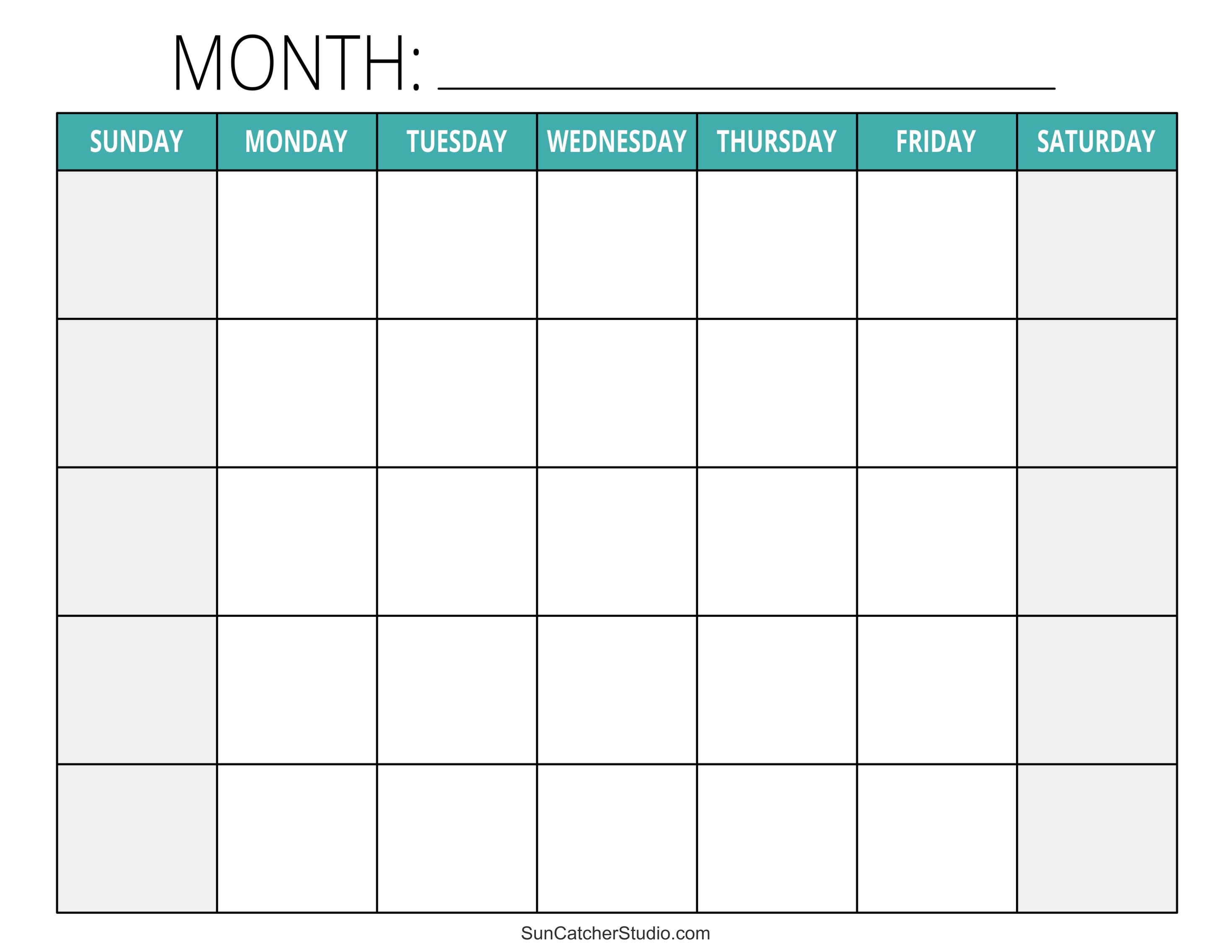 Free Calendar Template
