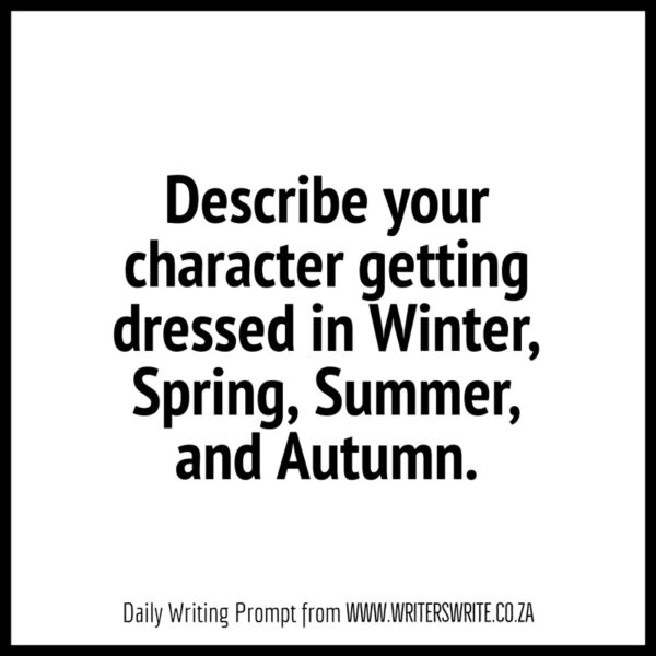 Daily Writing Prompt - Writers Write