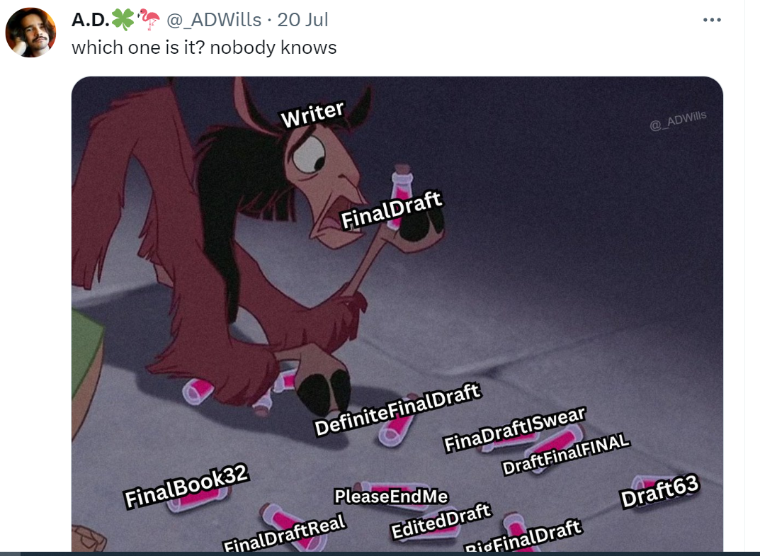 Nobody Knows Writers Write