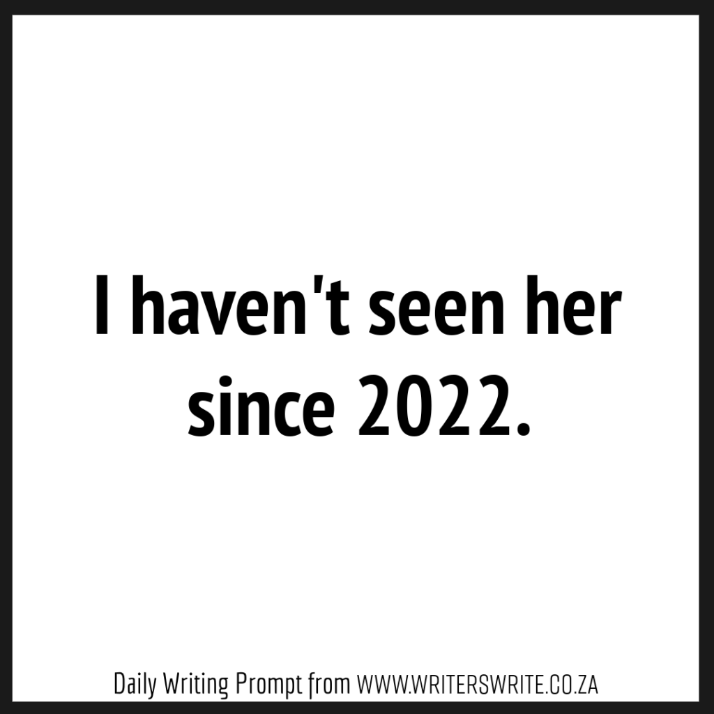 Daily writing prompt writers write