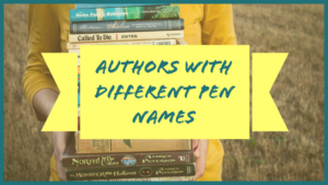 Authors With Different Pen Names For Different Genres (Infographic)