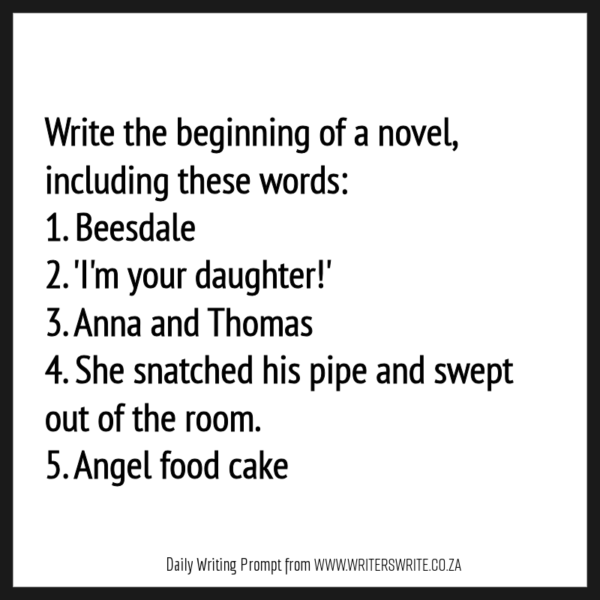 Daily Writing Prompt - Writers Write